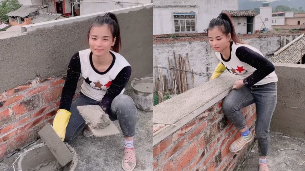 Young Girl With Great Tiling Skills | Ultimate Tiling Skills Part 16