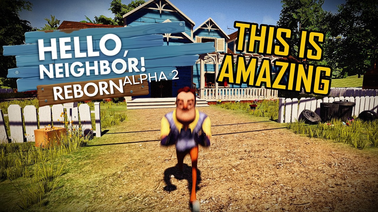 Новый дом в Alpha 2 &mdash; это просто безумие! | Hello Neighbor: Возрождение, переписанная версия, час...