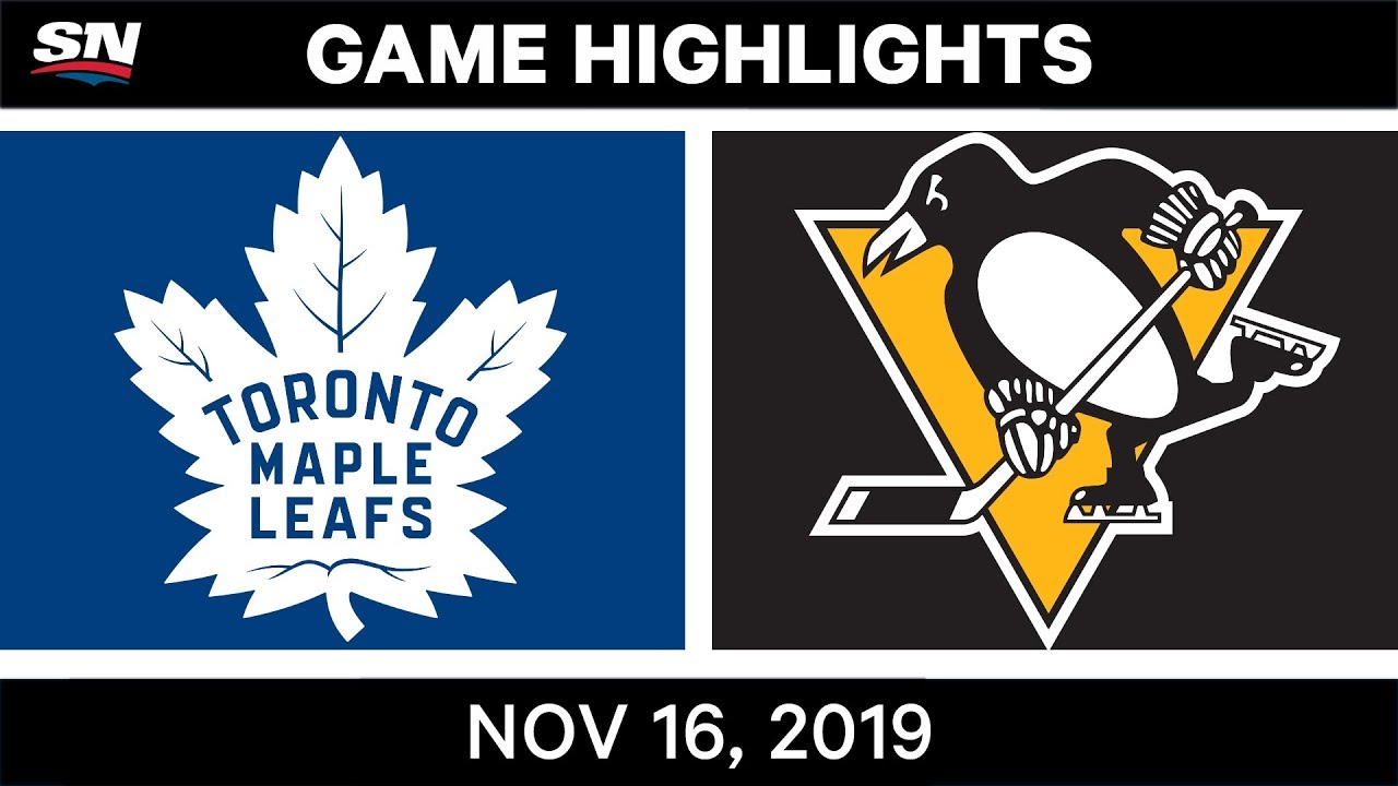 NHL Highlights | Maple Leafs vs Penguins - Nov. 16, 2019