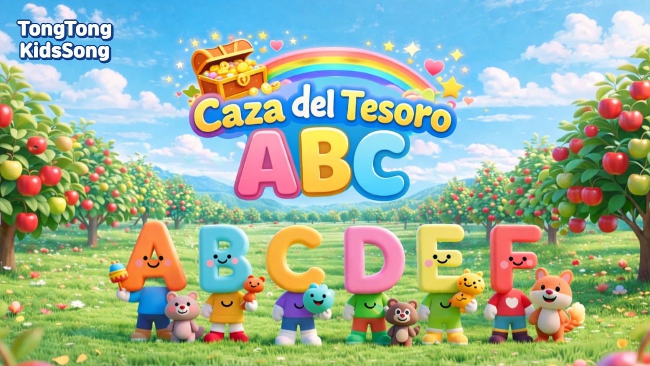 🎵 Caza del Tesoro ABC | Canción del Alfabeto en Español | Aprende A-Z con Diversión|TongTong