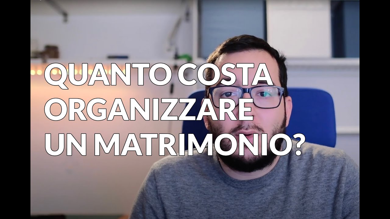 Quanto costa organizzare un matrimonio?