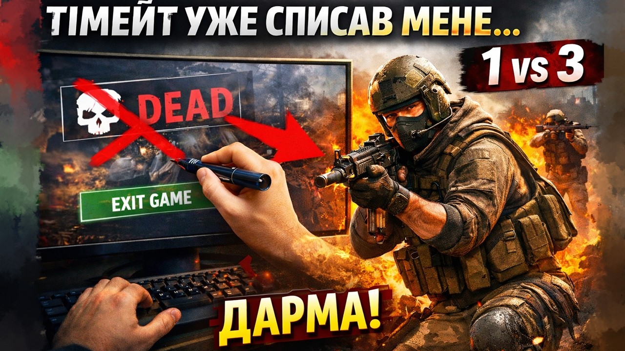 Тімейт уже списав мене… дарма