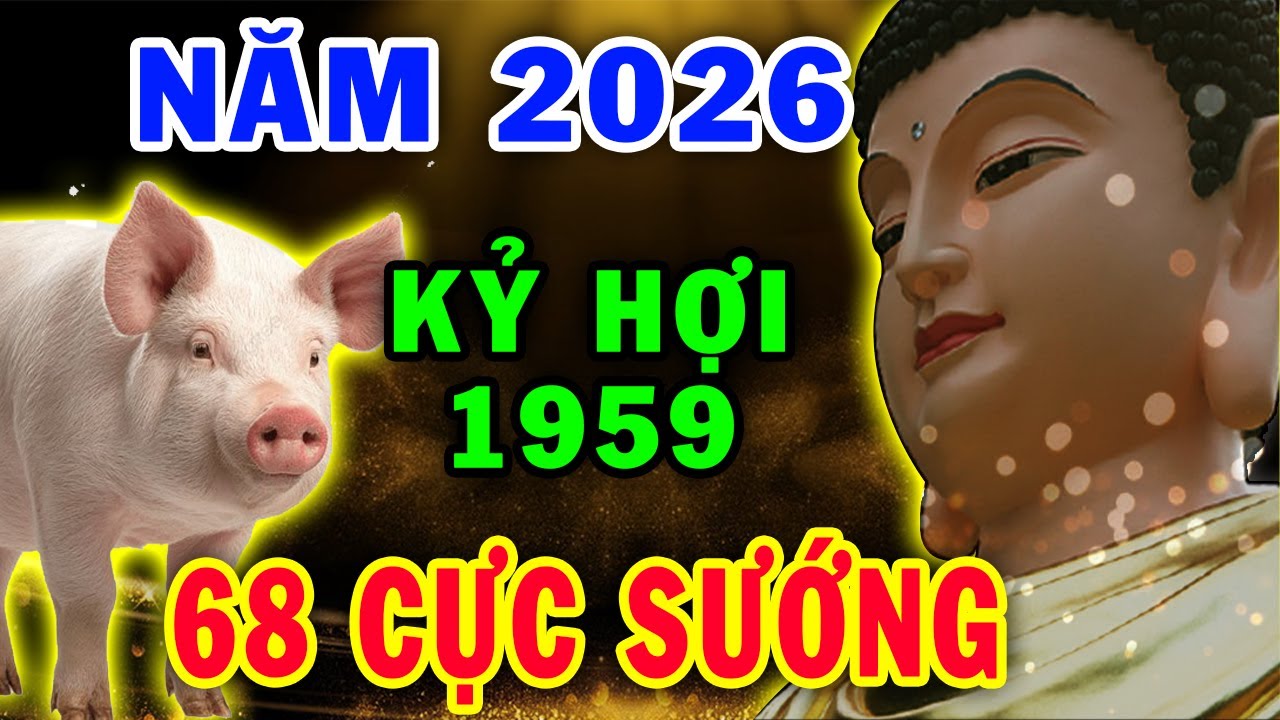 Tử Vi Tuổi Kỷ Hợi 1959 Năm 2026, Thần Tài Ban Lộc, Một Năm Giàu Sang, Tiền Chất Như Núi