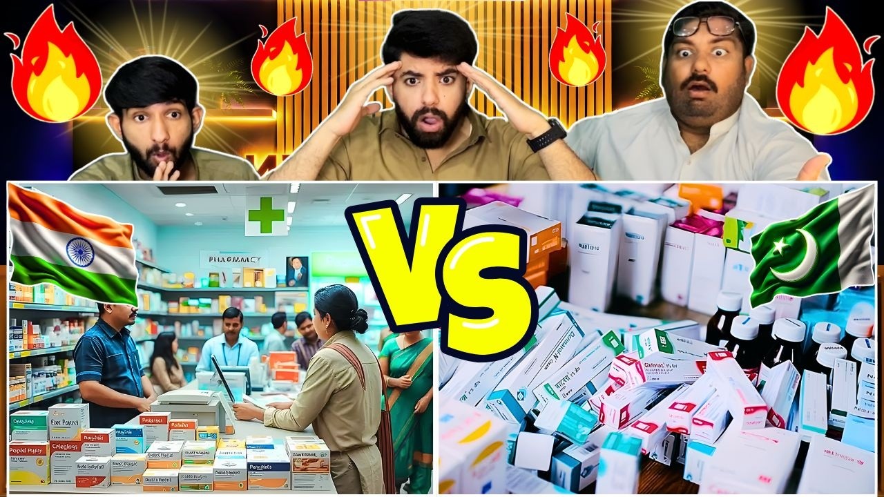 Reaction On Medical Stores Prices India Vs Pakistan | फार्मेसी | Pakistani Reaction🔥