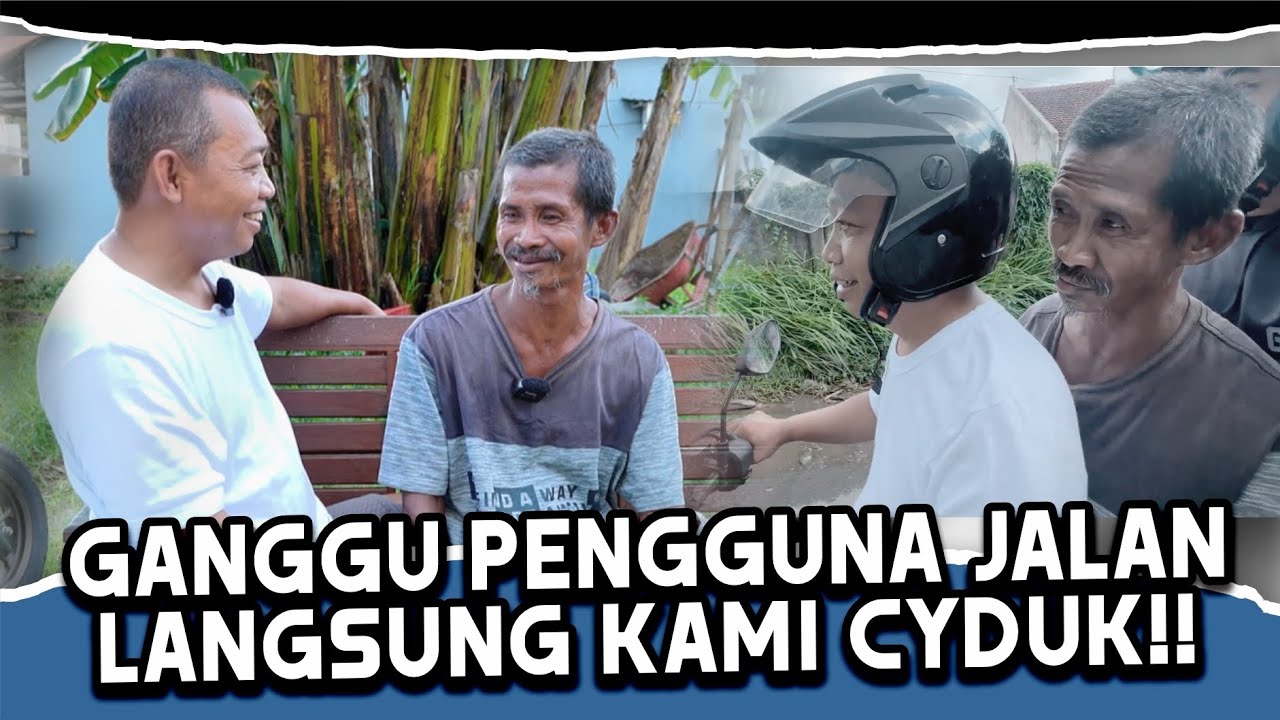 MEDENIII ‼️ ODGJ TIDURAN DI JALAN RAYA ❗️😱❓️KITA BONCENGKAN MOTOR