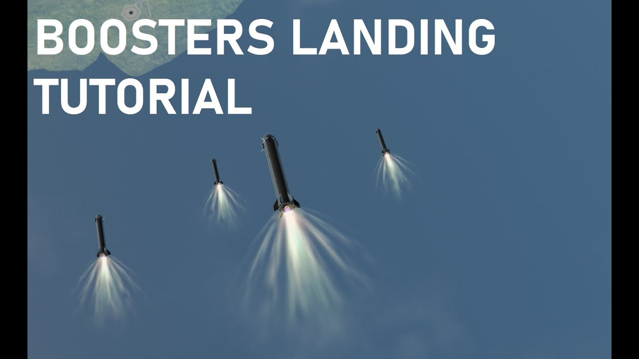 KSP | 1.11.2 | Multi-booster landing tutorial