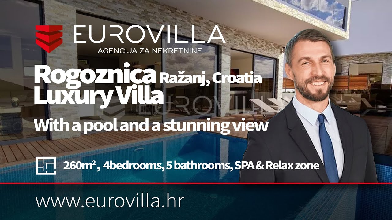 Eurovilla - Rogoznica, Ražanj, NEW BUILDING, luxury villa with pool