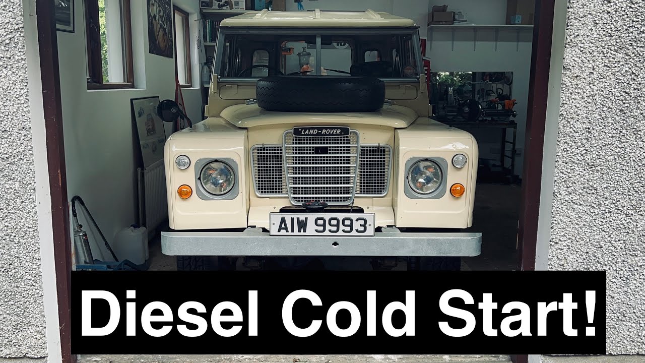Процедура холодного запуска моего дизельного Land Rover серии 3 1976 года выпуска с двигателем 88...