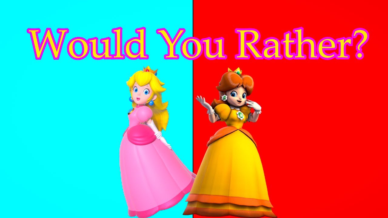 Peach vs Daisy - Would You Rather?