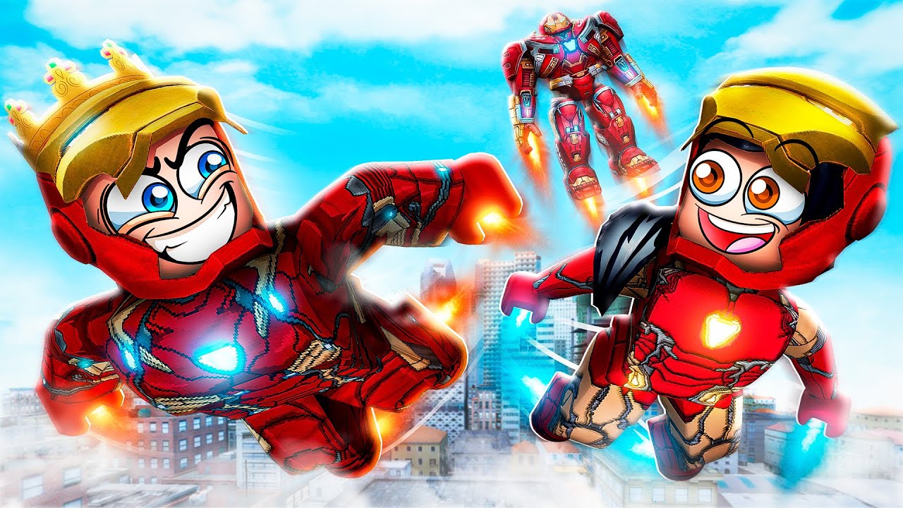 My GIRLFRIEND Bought IRON MAN Suit In Roblox