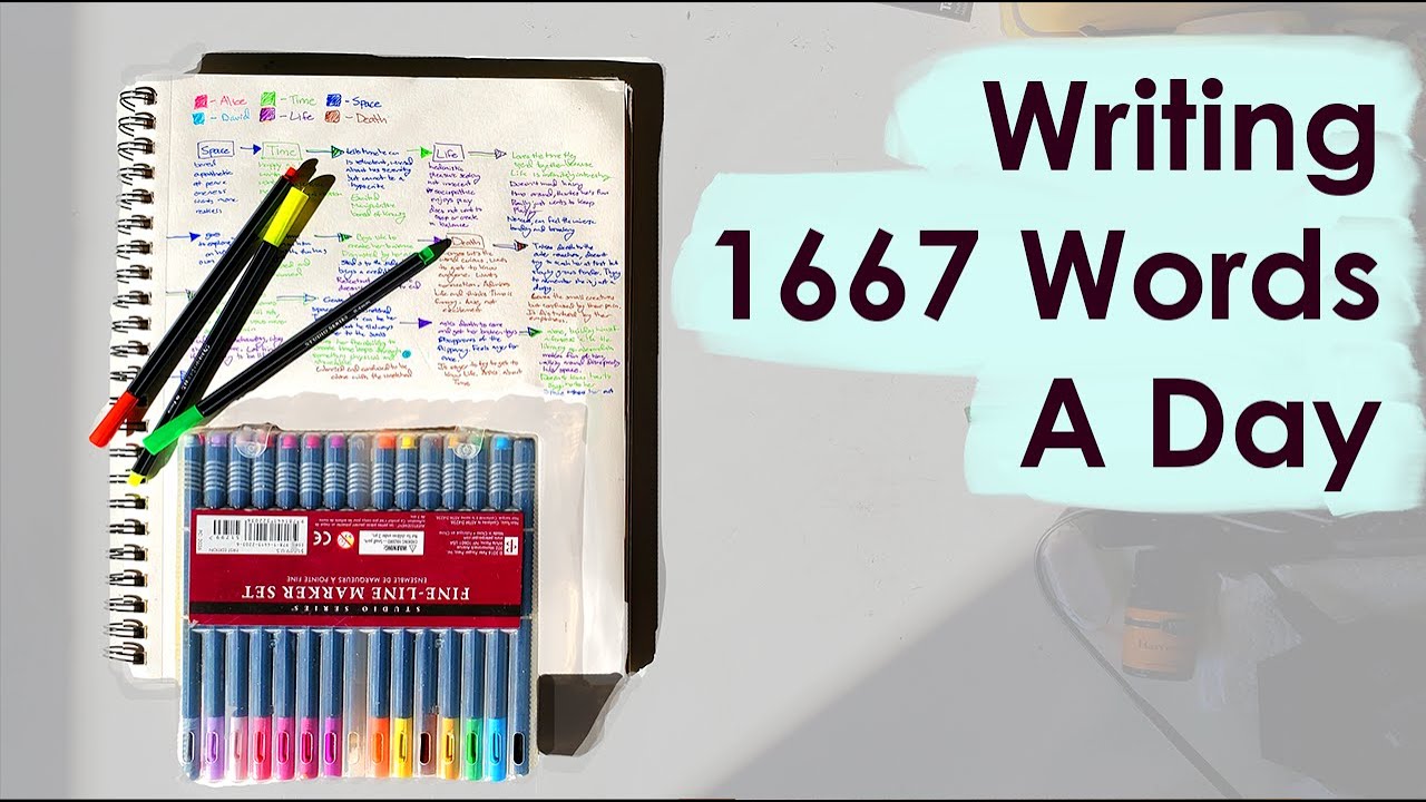 How I Write 50,000 words per month | Writing Routine