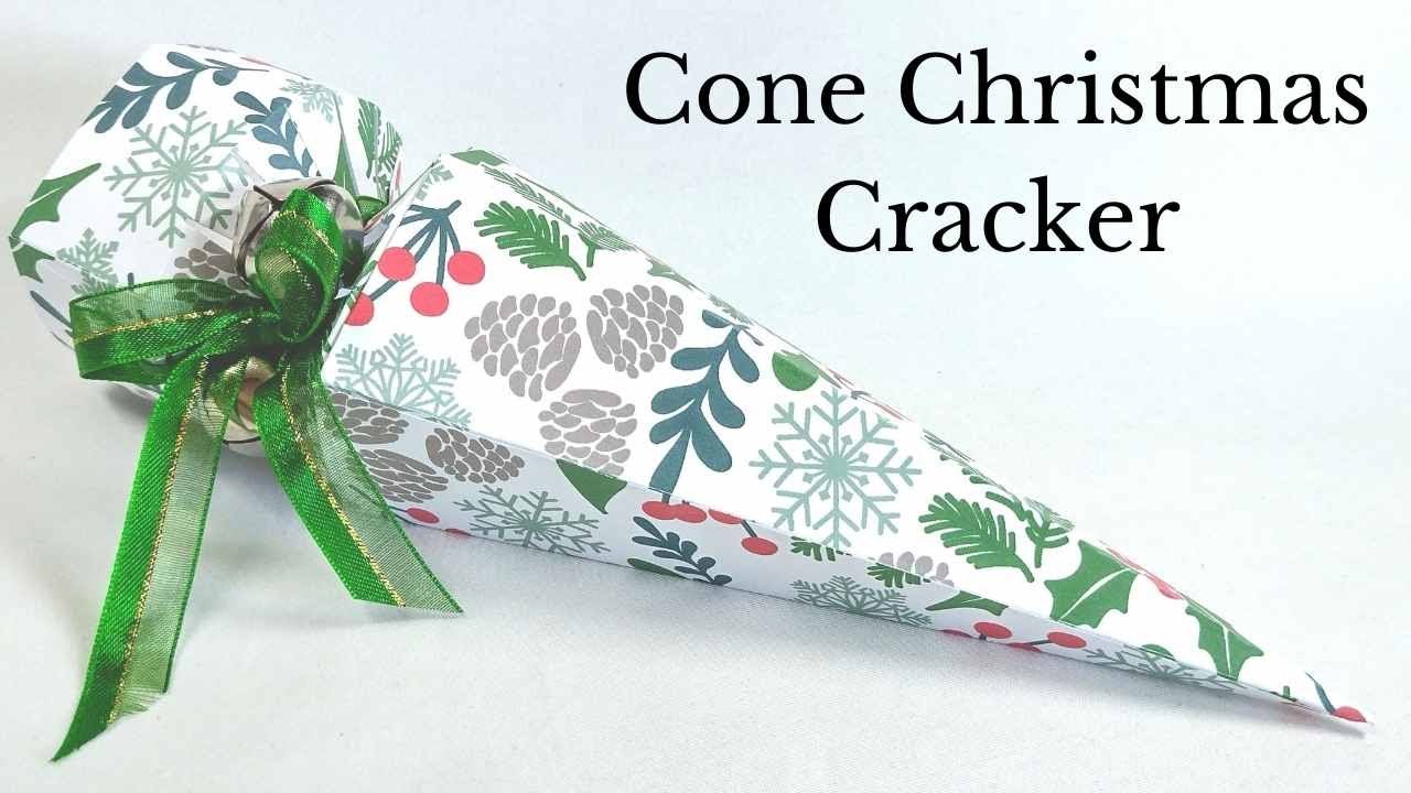 Cone Christmas Cracker Tutorial for Table Favours/Gifts