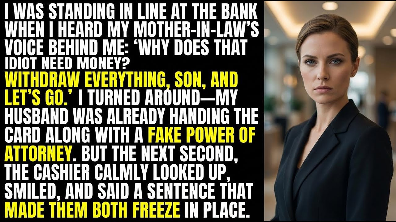 “Why Does She Even Need Money?” I Overheard My Husband And His Mother-In-Law Plotting At The Bank