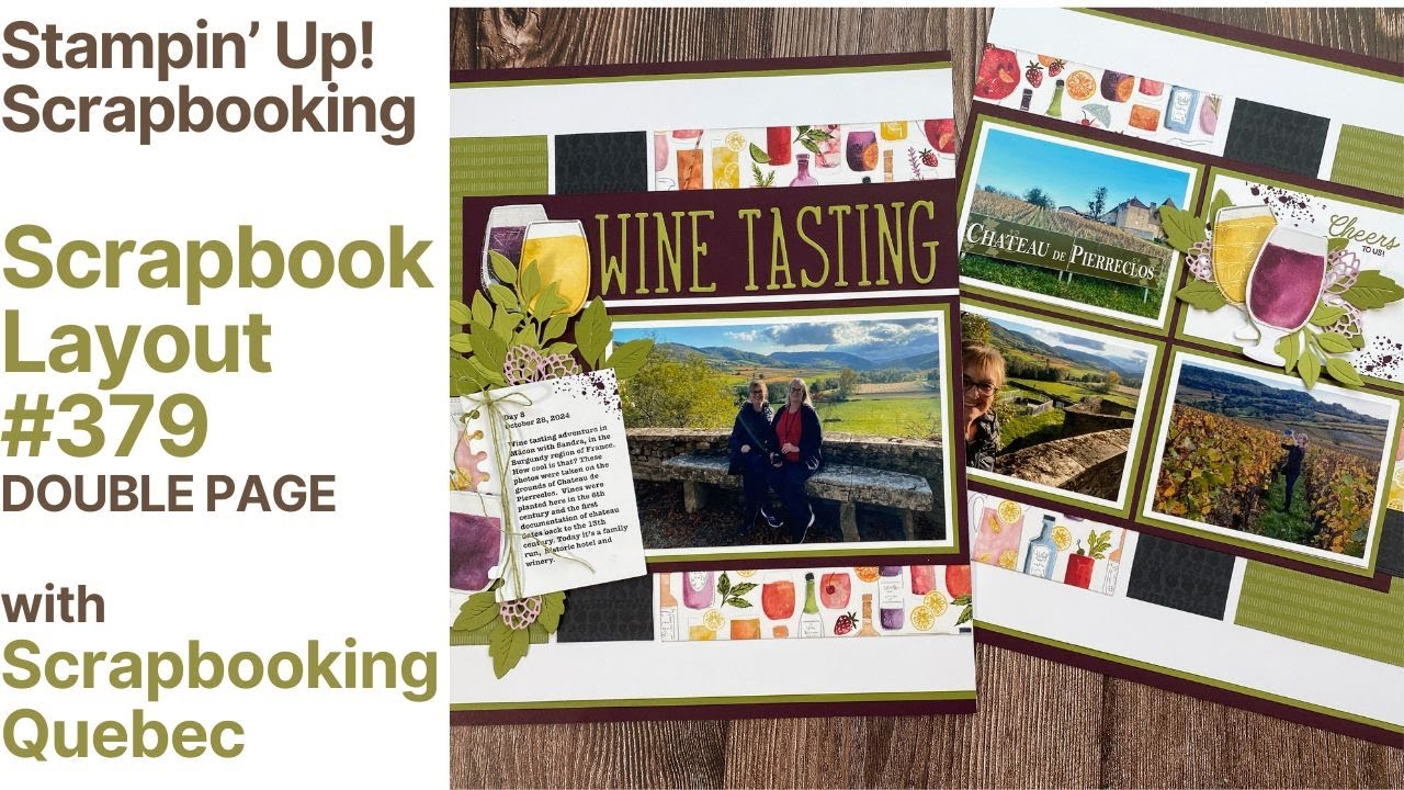 Scrapbook Layout # 379/Double Page (Stampin' Up! Scrapbooking)