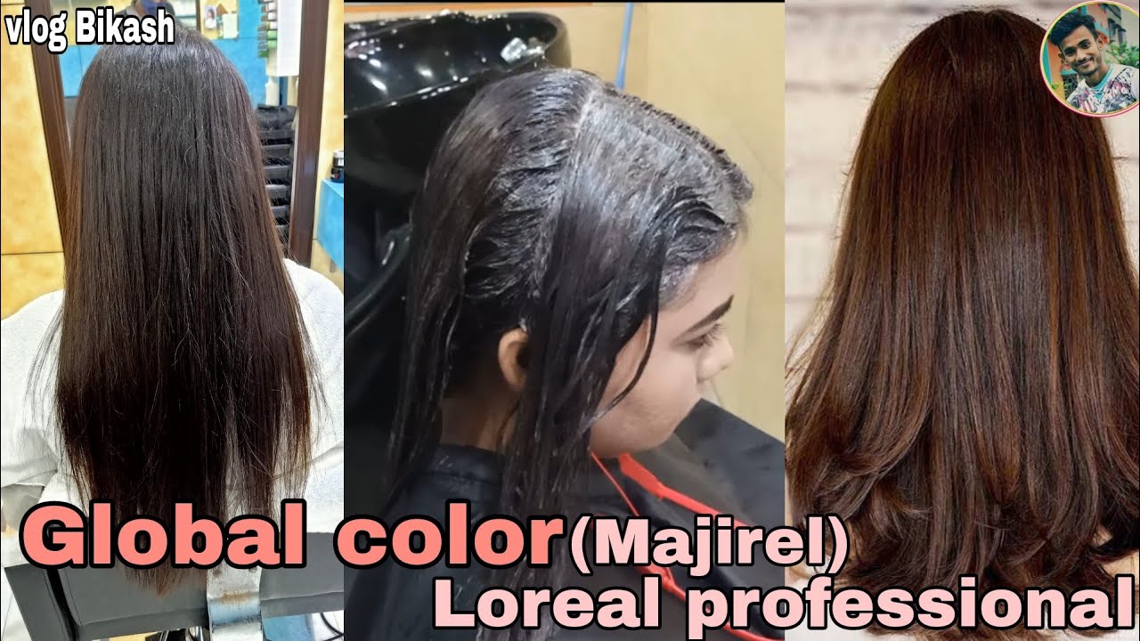Loreal professional Majirel Brilliant Golden Iridiscent Blonde Hair Colouring Tutorial.@Vlog Bikash