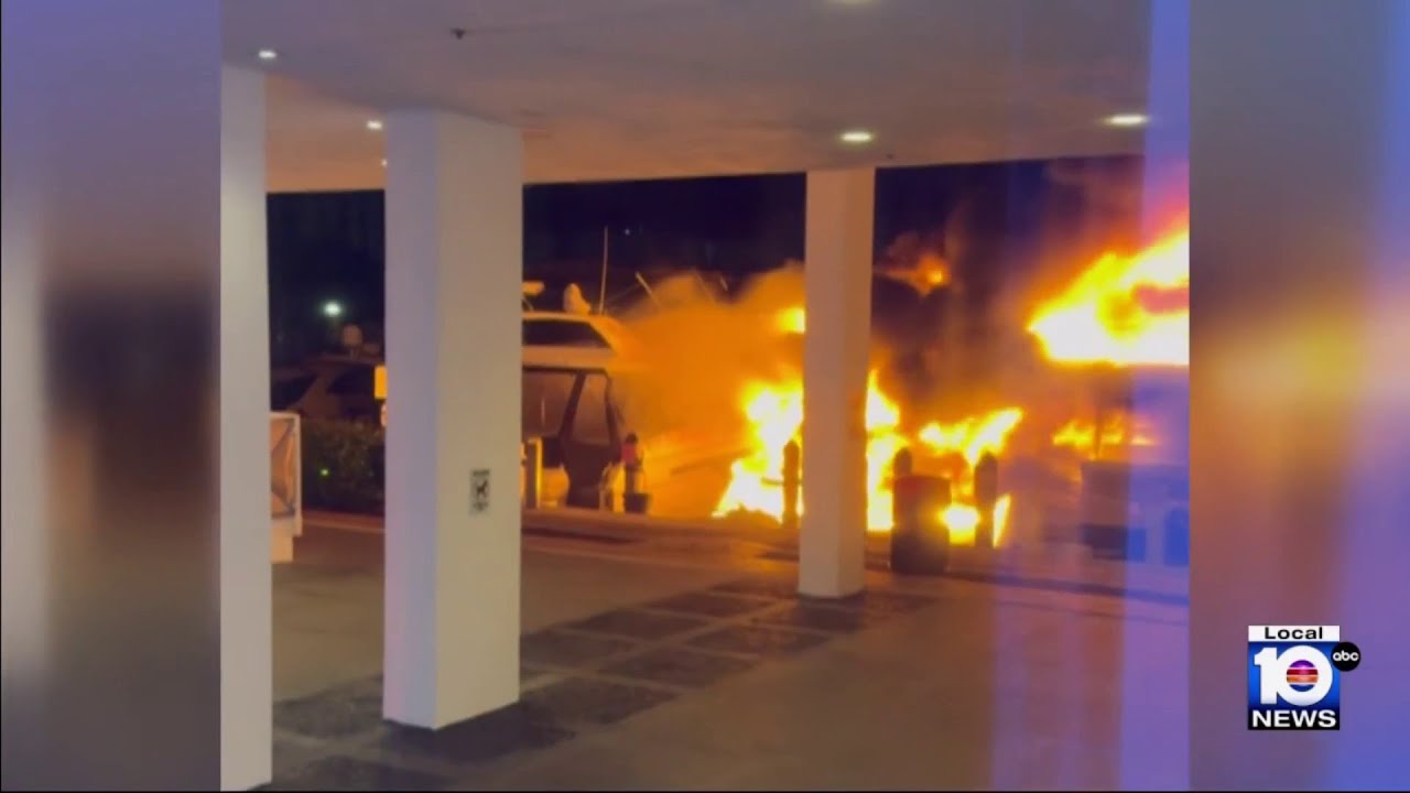Video shows yachts erupting in flames at Sunny Isles Beach marina
