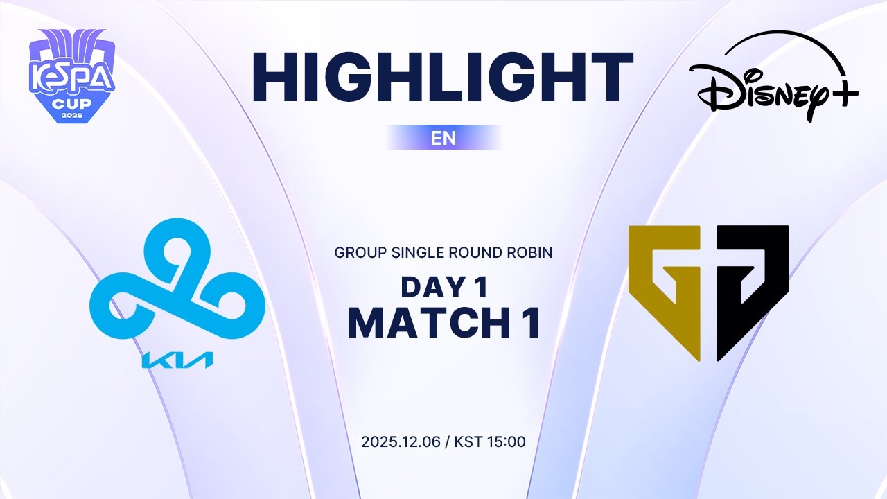 C9 vs GEN Highlights | Group Stage Day1 M1 | 2025 LoL KeSPA CUP
