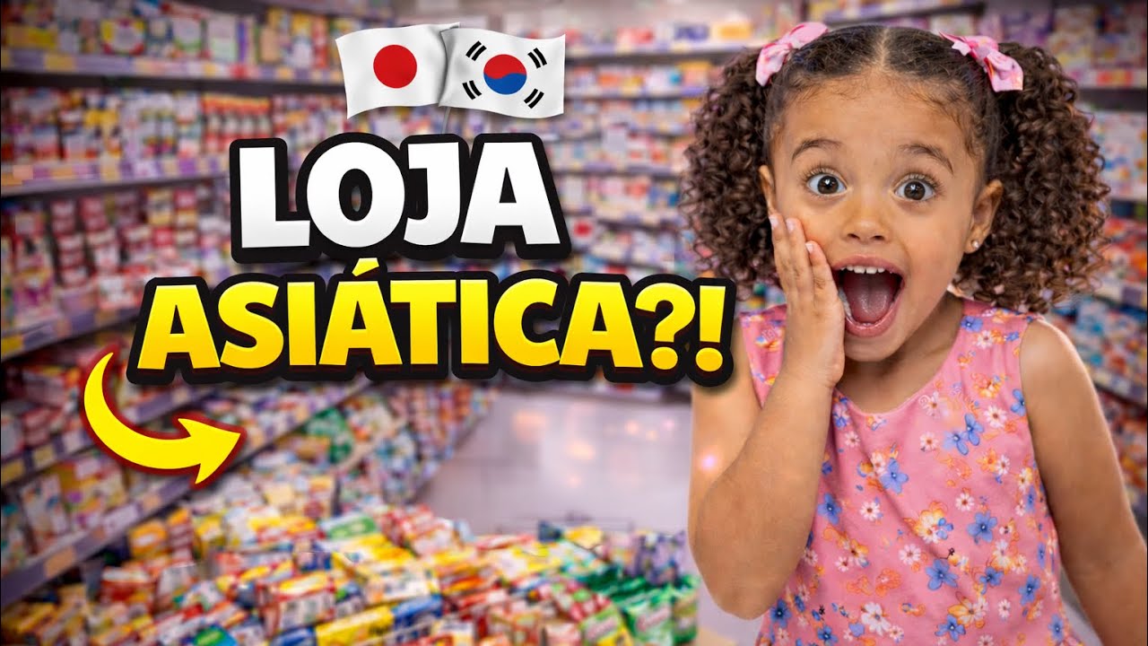 Visitamos uma Loja de Doces Asiáticos 🍬 Olha o que Isa escolheu!