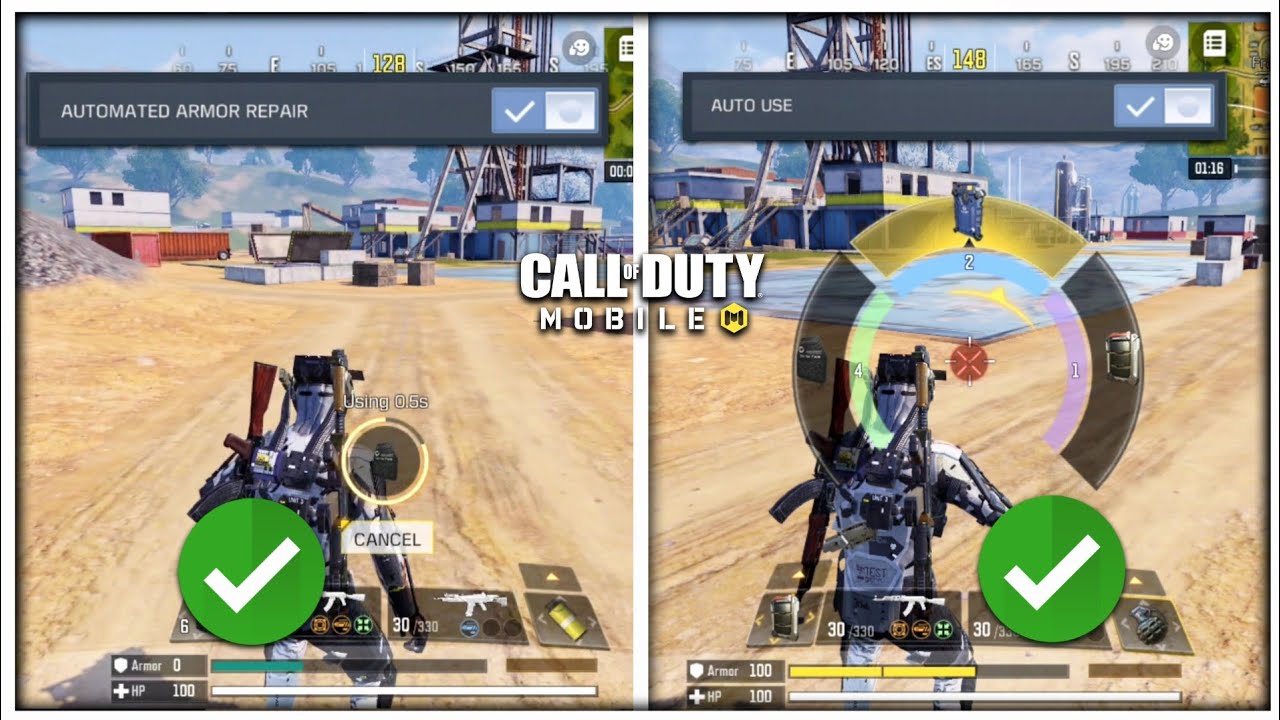 AUTO USE & AUTOMATED ARMOR REPAIR EXPLAINED IN CODM BATTLEROYALE | CALL OF DUTY MOBILE TIPS