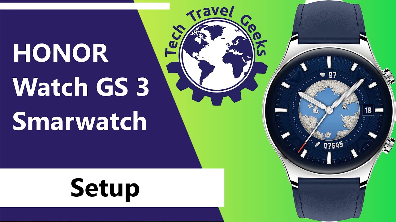 HONOR Watch GS 3 (Ocean Blue) - Smartwatch Setup