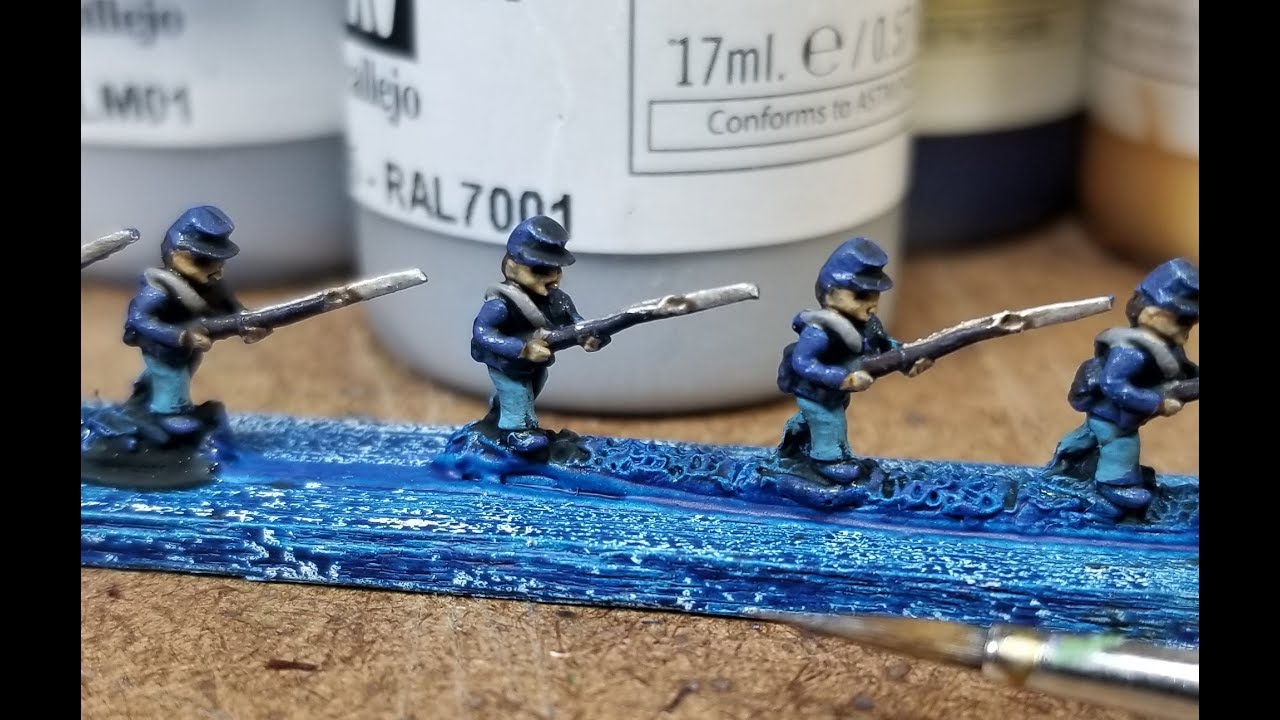 Painting Tutorial - Adler 6mm Union Line Infantry