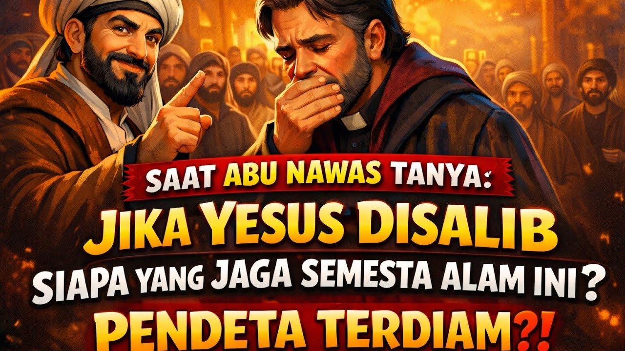 PENDETA TERDIAM⁉️ SAAT ABU NAWAS TANYA: JIKA YESUS DISALIB SIAPA YANG JAGA SEMESTA ALAM INI?