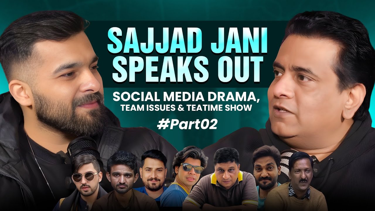 Sajjad Jani Speaks Out: Social Media Drama, Team Issues & TeaTime Show | TeaTalk Podcast🎙️