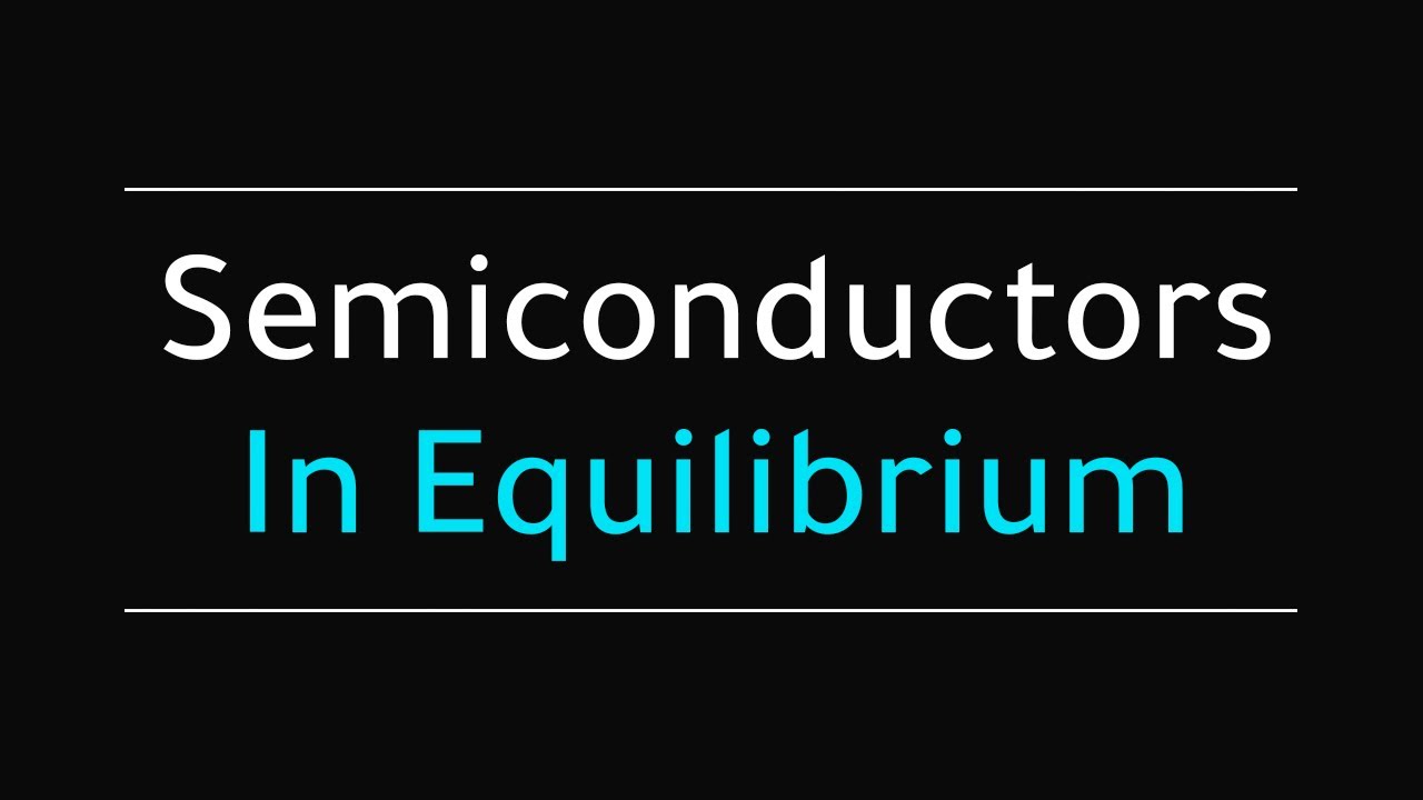 Physics of Semiconductors | Chapter 1.1