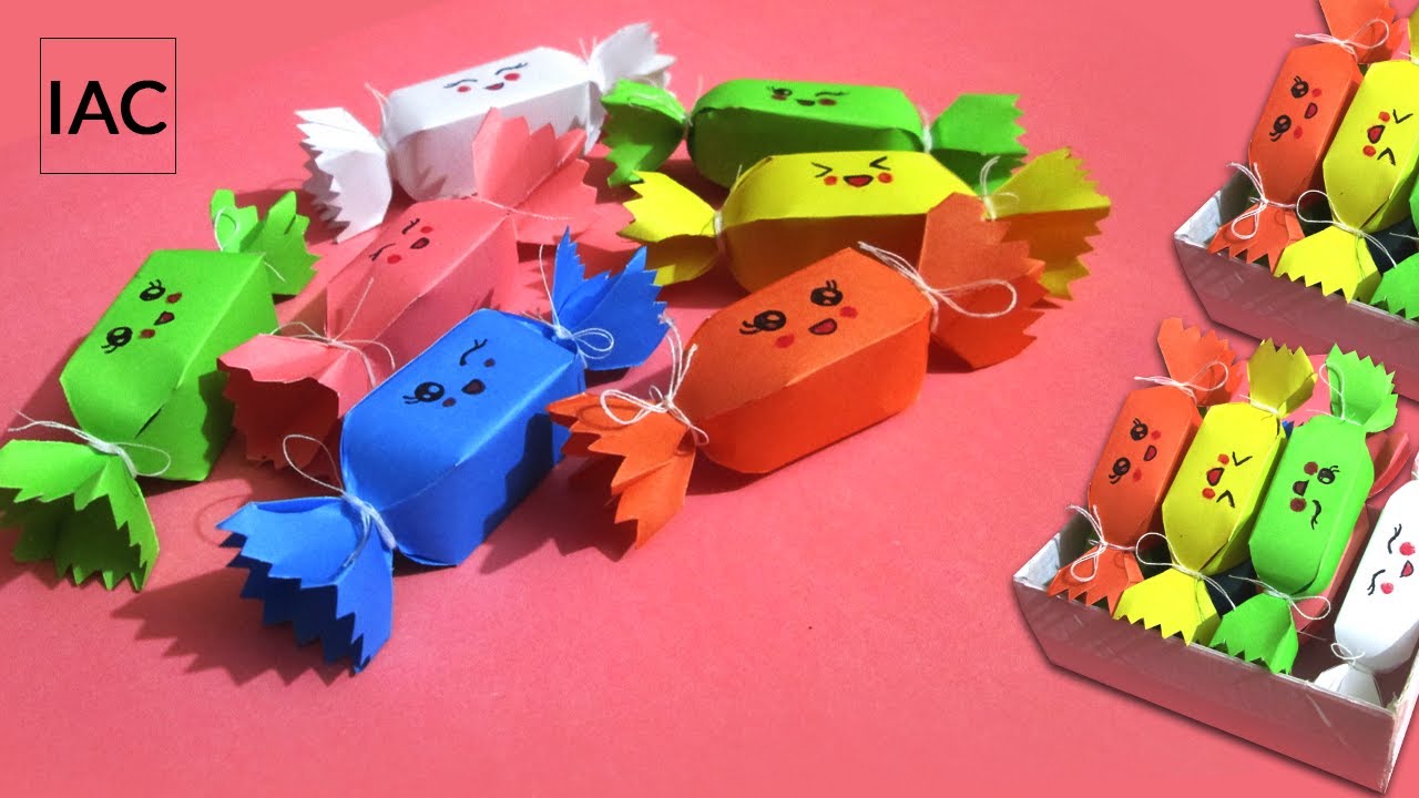 How to Make Paper Candy || Origami Paper gift idea || Cute gift idea || Origami craft with paper