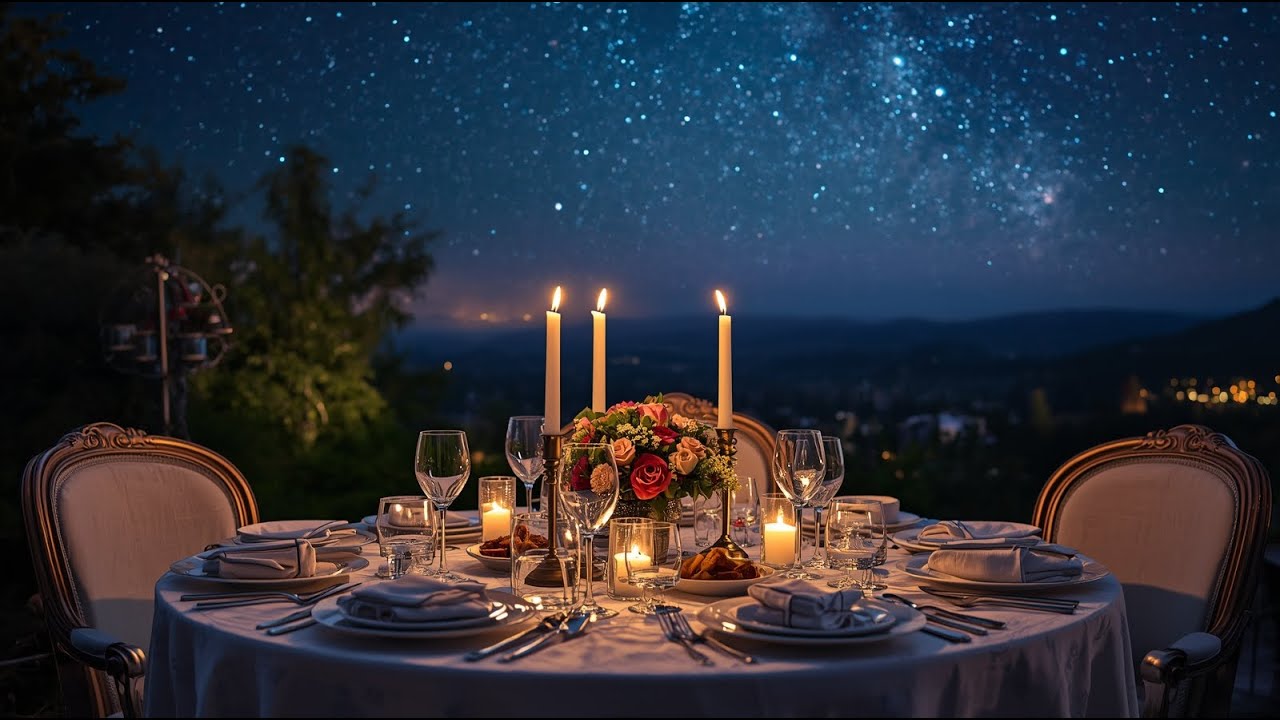 Cena Romantica y Música Relajante Instrumental | Ambiente de Paz, Amor y Tranquilidad