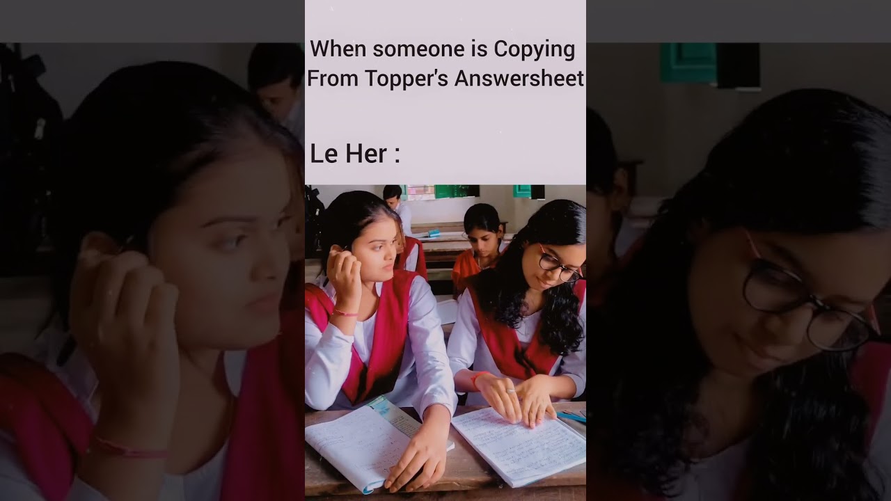 School Exam Time ||  Funny video #viral #shorts #school#friends
