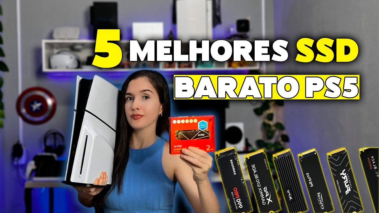 5 MELHORES SSD PARA PLAYSTATION 5! BOM E BARATO!
