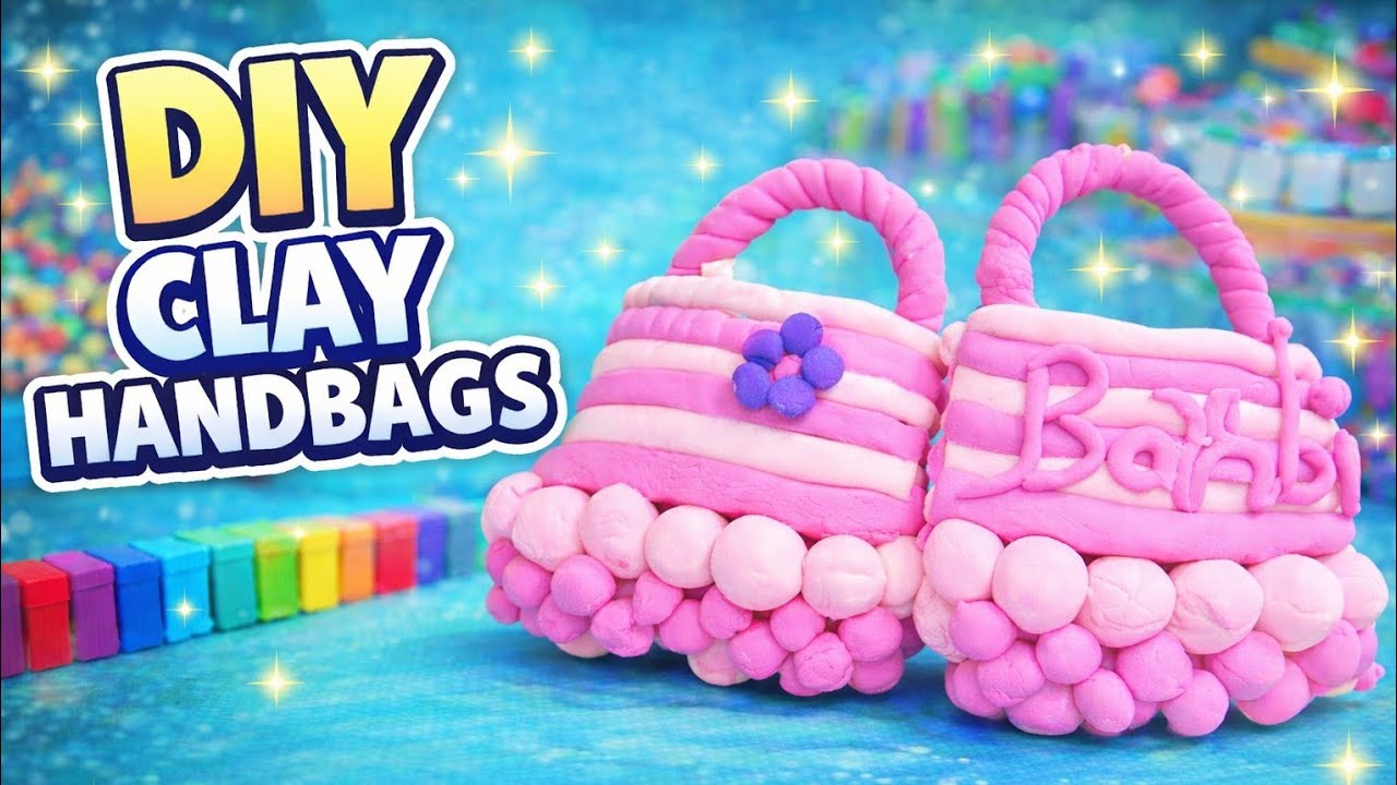 DIY Clay Handbags 👜 | Easy & Cute Mini Bag Craft