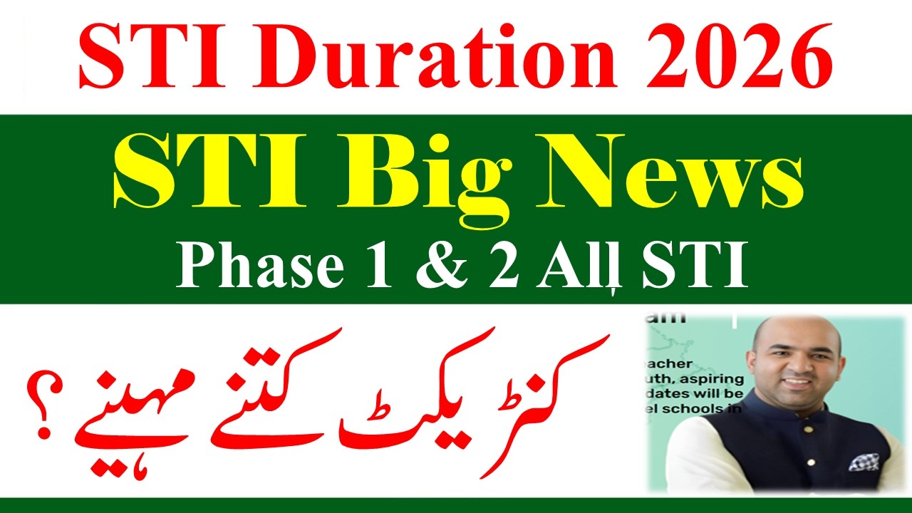 STI Jobs 2026-2027 Contract Duration | School Teaching STI Jobs 2026 | STI Contract Months?