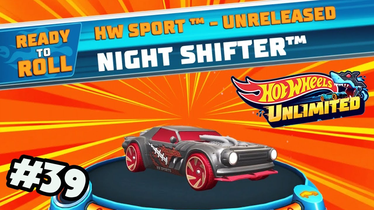 Hot Wheels Unlimited - New Car Unlocked NIGHT SHIFTER HW SPORT UNRELEASED