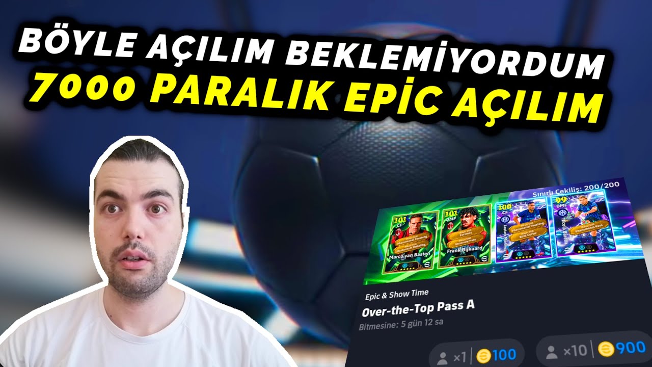 BÖYLE AÇILIM BEKLEMİYORDUM😲7200 PARALIK EPİC PAKET AÇILIMI (eFootball 2026 Mobile)