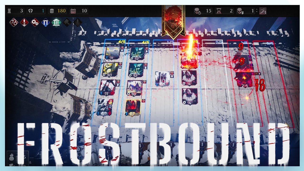 Deck-Building x Tower Defense Game!! POWER CARDS!【 FrostBound 】