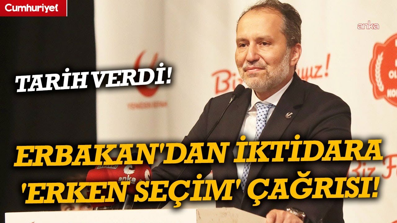 Tepki gösterdi, tarih verdi... Fatih Erbakan'dan iktidara 'erken seçim' çağrısı!