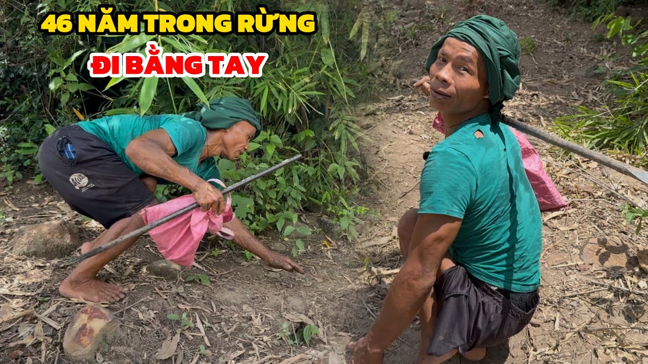 Thực Hiện Ước Mơ Cho Người Đàn Ông Đi Bằng 2 Tay, Chủ Yếu Là Ăn khoai và Lá Cây Rừng Để Sống