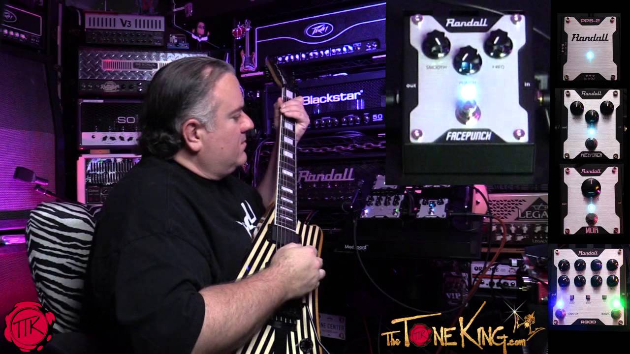 Randall FACEPUNCH: Gain / TrebleBooster Pedal : Demo & Review
