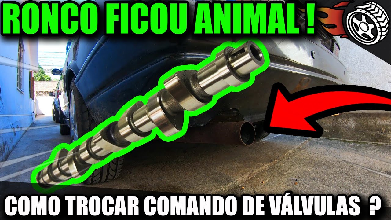 Como trocar o COMANDO DE VÁLVULAS corretamente COM ANTI-ATRITO - Milan Dark