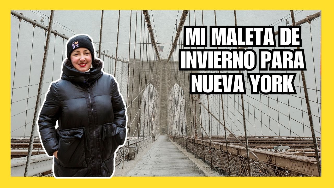 Todo lo que Llevo en mi Maleta para Nueva York en Invierno ❄️ Guía Esencial