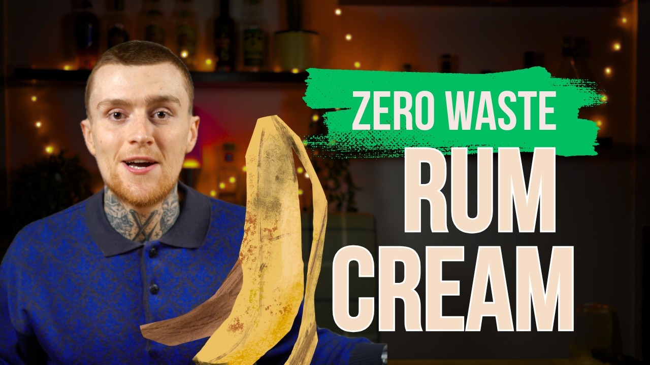 DIY Banana Rum Cream Liqueur | Zero Waste, Vegan + Delicious Recipe!