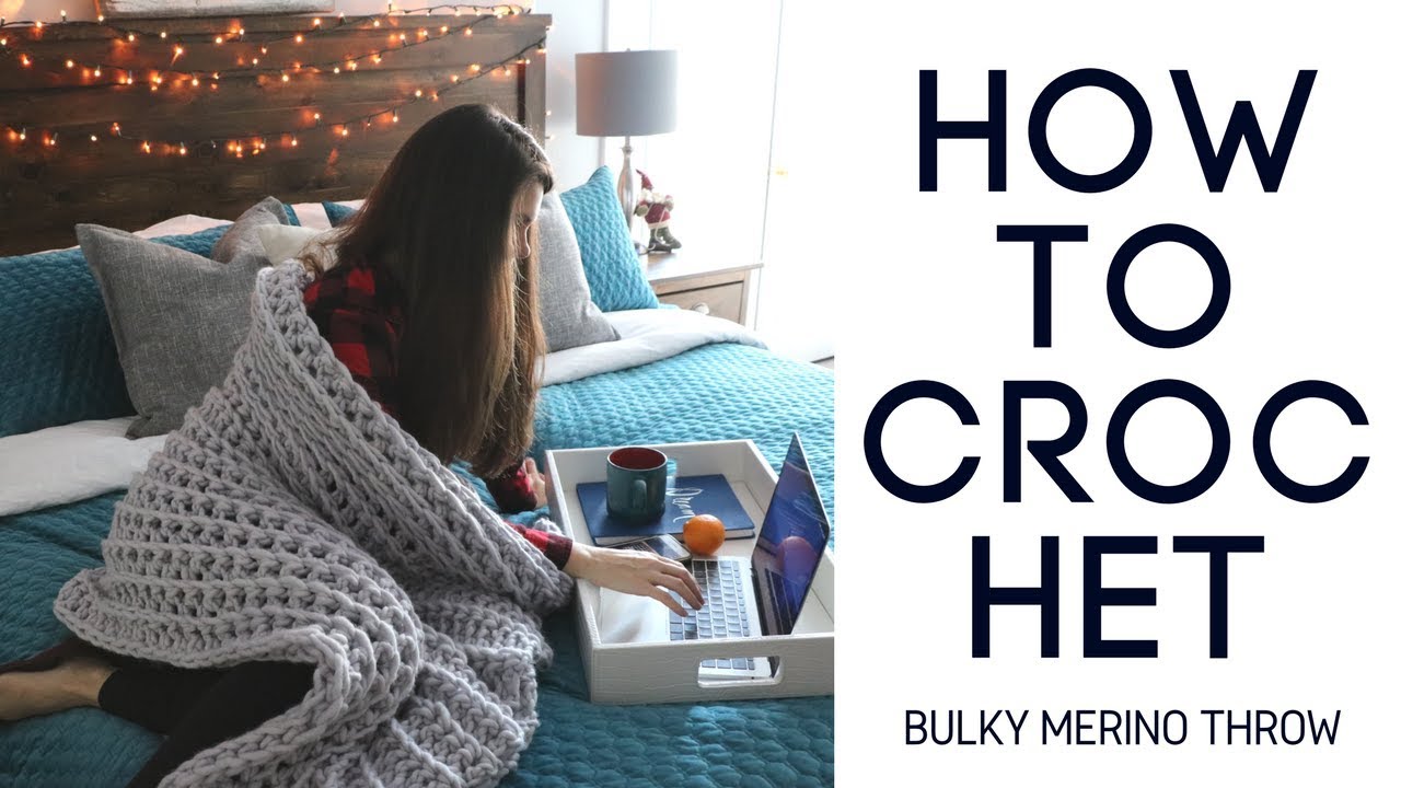 Bulky & Quick Merino Throw