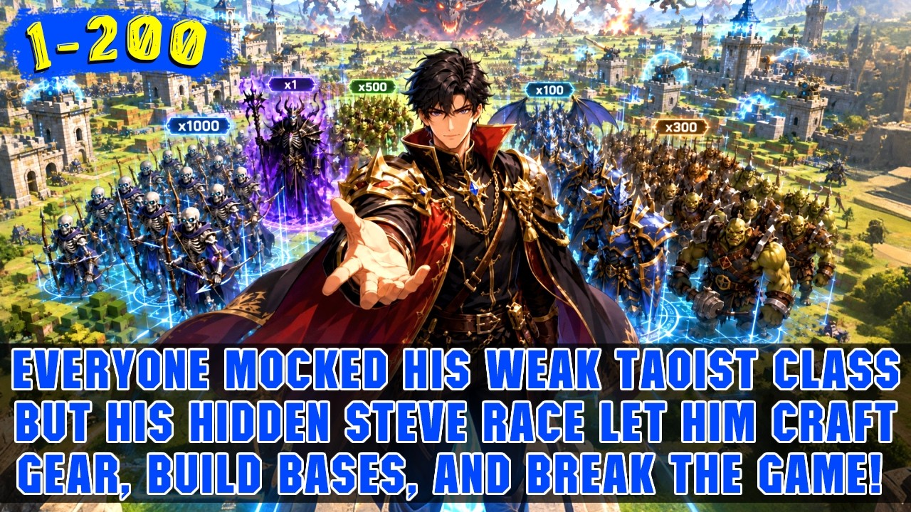 🔥Monsters Invaded the World, but He Built Defense Towers and Summoned a Super Army to Save the City!