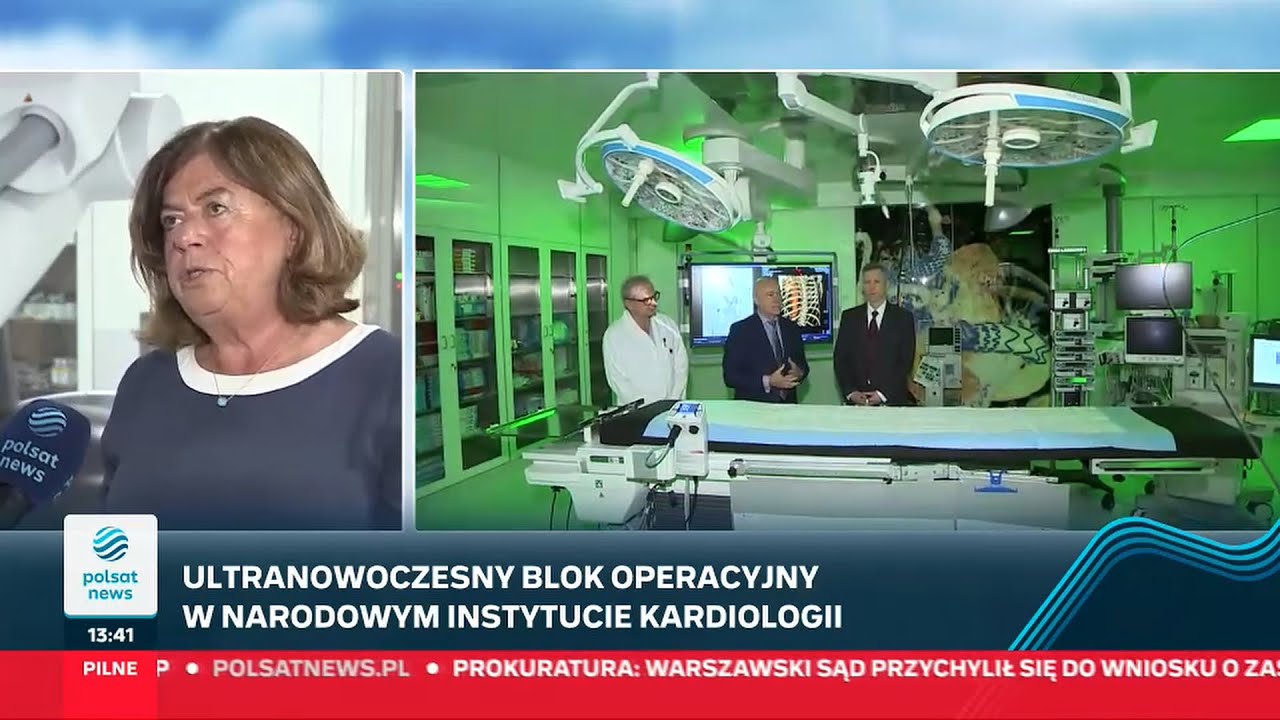 Narodowy Instytut Kardiologii z ultranowoczesnym blokiem operacyjnym - materiał Polsat News