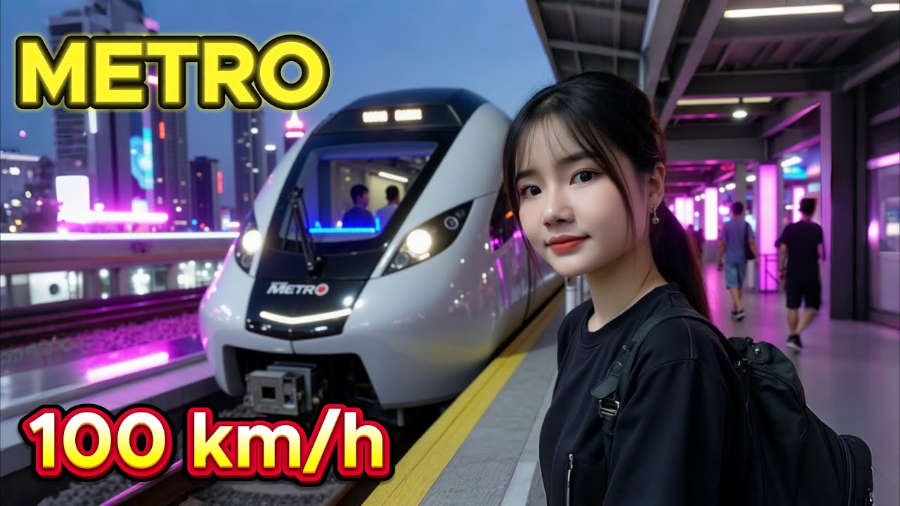 Lần Đầu Đi Metro Bến Thành 100km/h: Kiều Thơ Choáng Với Ẩm Thực Chợ Bến Thành!