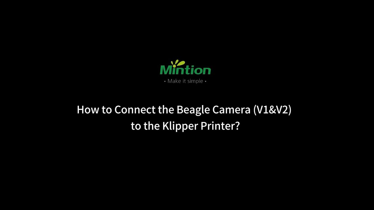 How to Connect the Beagle Camera V1&V2 to the Klipper Printer?