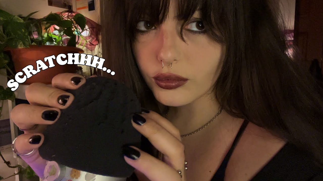 rare & specific INTENSE foam mic scratching ASMR (anticipatory)