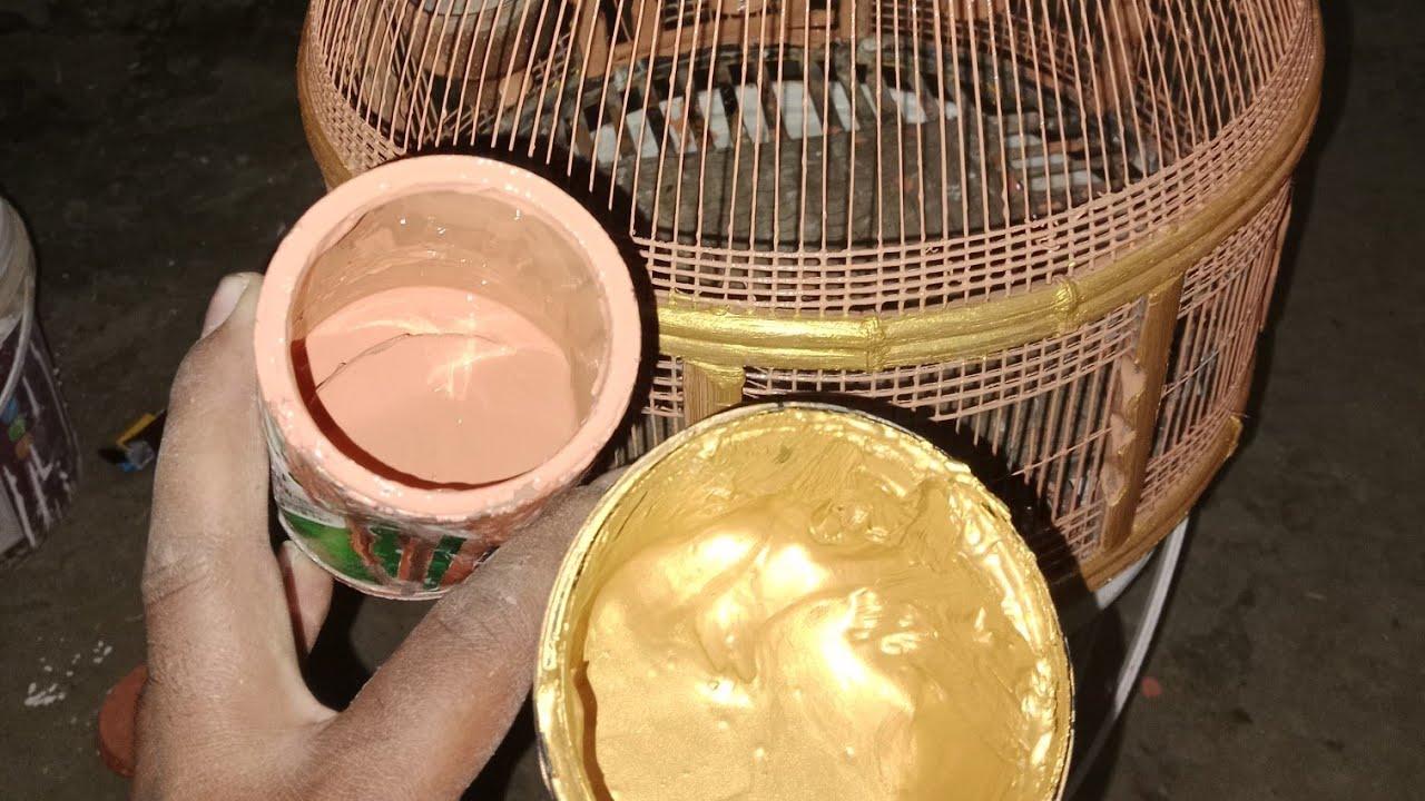 کالے تیتر کے پنجرے کو پینٹ کرنے کا اسان طریقہ اپنے گھر میں اپ کر سکتے ہیں